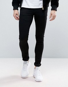 Ультразауженные черные джинсы скинни ASOS - Черный