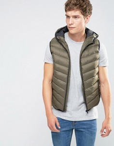 Дутая стеганая куртка Brave Soul Gillet - Зеленый