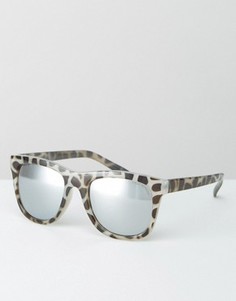 Солнцезащитные очки с зеркальными стеклами Cheap Monday - Коричневый