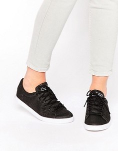 Черные блестящие низкие кроссовки Le Coq Sportif Agate - Черный