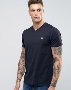 Синяя футболка Fred Perry - Темно-синий