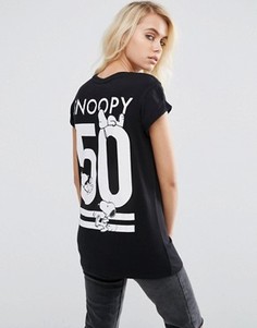 Футболка с принтом ASOS - Черный