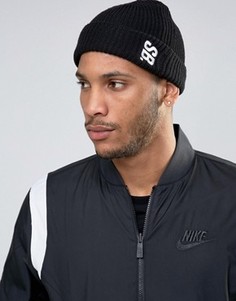 Черная шапка-бини Nike SB Surplus 804539-010 - Черный