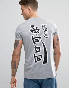 Длинная футболка с принтом на японском языке ASOS - Красный