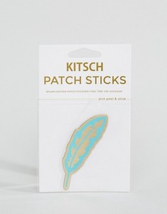 Наклейка цвета металлик в виде пера Kitsch - Мульти