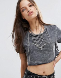 Ожерелье в восточном стиле с шипами ASOS - Золотой