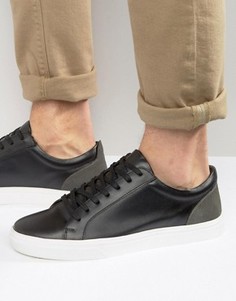Черные кожаные низкие кроссовки KG By Kurt Geiger - Черный