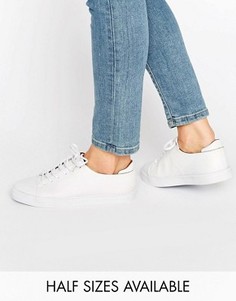 Кроссовки на шнуровке ASOS DARLEY - Белый