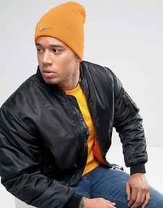 Оранжевая шапка-бини Nike 803734-801 - Оранжевый
