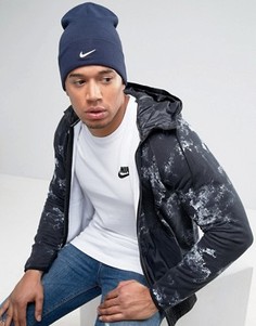 Синяя шапка-бини Nike 803734-451 - Синий