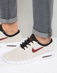 Бежевые кроссовки Nike SB Stefan Janoski Max L 685299-060 - Бежевый