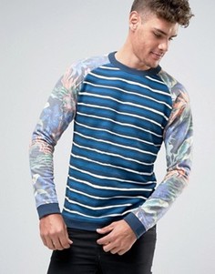 Свитшот с круглым вырезом Jack and Jones - Синий