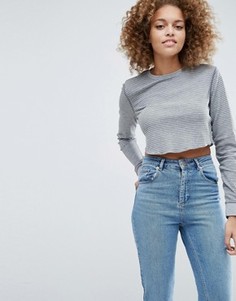 Лонгслив в полоску ASOS - Мульти