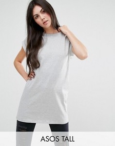 Удлиненная футболка ASOS TALL The Ultimate Easy - Серый