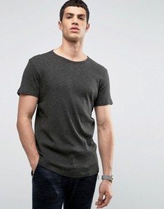 Футболка в полоску Selected - Зеленый