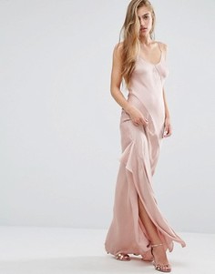 Платье макси на бретельках Miss Selfridge - Розовый