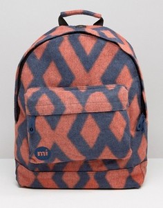 Фетровый рюкзак с узором в ромбик Mi-Pac Premium - Мульти