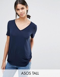 Футболка с короткими рукавами ASOS TALL The New Forever - Темно-синий