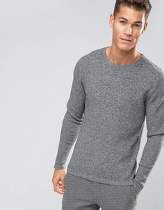 Фактурный джемпер слим Jack &amp; Jones Premium - Серый