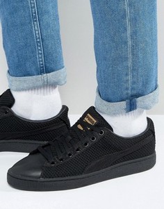 Черные кроссовки Puma Basket Tech 36316304 - Черный