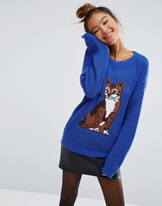 Джемпер с кошкой ASOS - Мульти