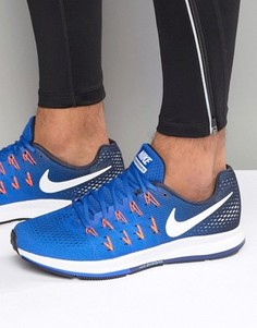 Синие кроссовки Nike Running Air Zoom Pegasus 33 831352-401 - Синий