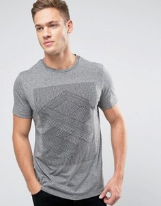 Футболка с логотипом Burton Menswear - Серый