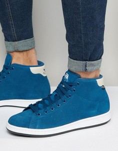 Синие зимние кроссовки adidas Originals Stan Smith S80499 - Серый