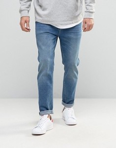 Голубые суженные книзу джинсы ASOS - Синий
