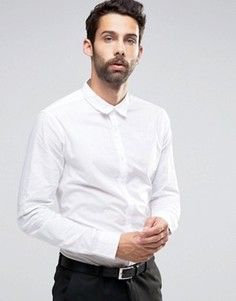 Строгая белая рубашка классического кроя New Look - Белый