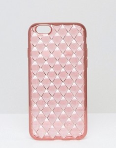 Стеганый чехол для iPhone 6/6S New Look - Розовый