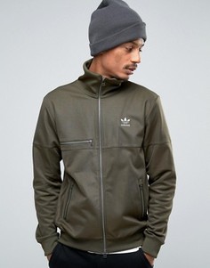 Свитшот цвета хаки adidas Originals Fallen Future BQ4468 - Зеленый