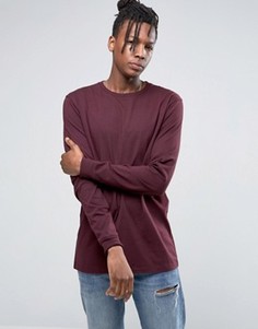 Длинный лонгслив ASOS - Красный