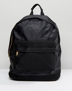 Черный атласный рюкзак со вставками из сетки Mi-Pac - Черный