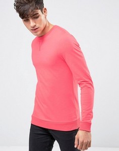 Легкий облегающий розовый свитшот ASOS - Розовый