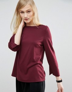 Топ свободного покроя с разрезами на рукавах ASOS - Красный