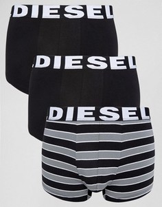 Набор из 3 боксеров-брифов в полоску Diesel - Мульти