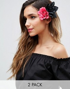 2 заколки-розочки для волос ASOS - Мульти