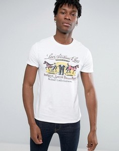 Футболка с принтом лошадей Levis Vintage - Белый Levis®
