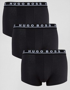 Набор из 3 черных трусов BOSS Black By Hugo Boss - Черный