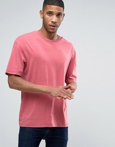 Oversize-футболка с заниженной линией плеч Jack &amp; Jones Originals - Красный