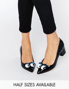 Туфли на каблуке с заостренным носком ASOS SISCO - Черный