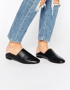 Кожаные туфли на плоской подошве ALDO - Черный