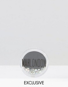 Горшочки для дизайна ногтей WAH London &amp; ASOS - Holo Crystal - Серебряный