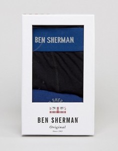 Набор из синих боксеров-брифов и носков в подарочной упаковке Ben Sherman - Синий