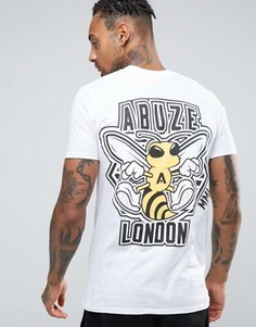 Футболка с принтом на спине Abuze London - Белый