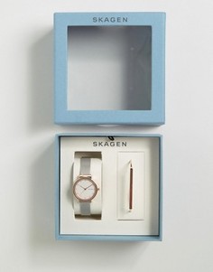 Часы и браслет Skagen Ancher &amp; Anette - Золотой