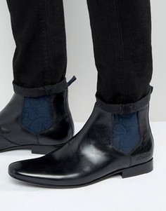 Блестящие ботинки челси Ted Baker Hourb 2 - Черный