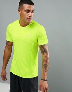 Желтая футболка Nike Dri-FIT Miler 683527-702 - Желтый