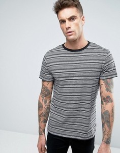 Жаккардовая футболка Bellfield - Черный